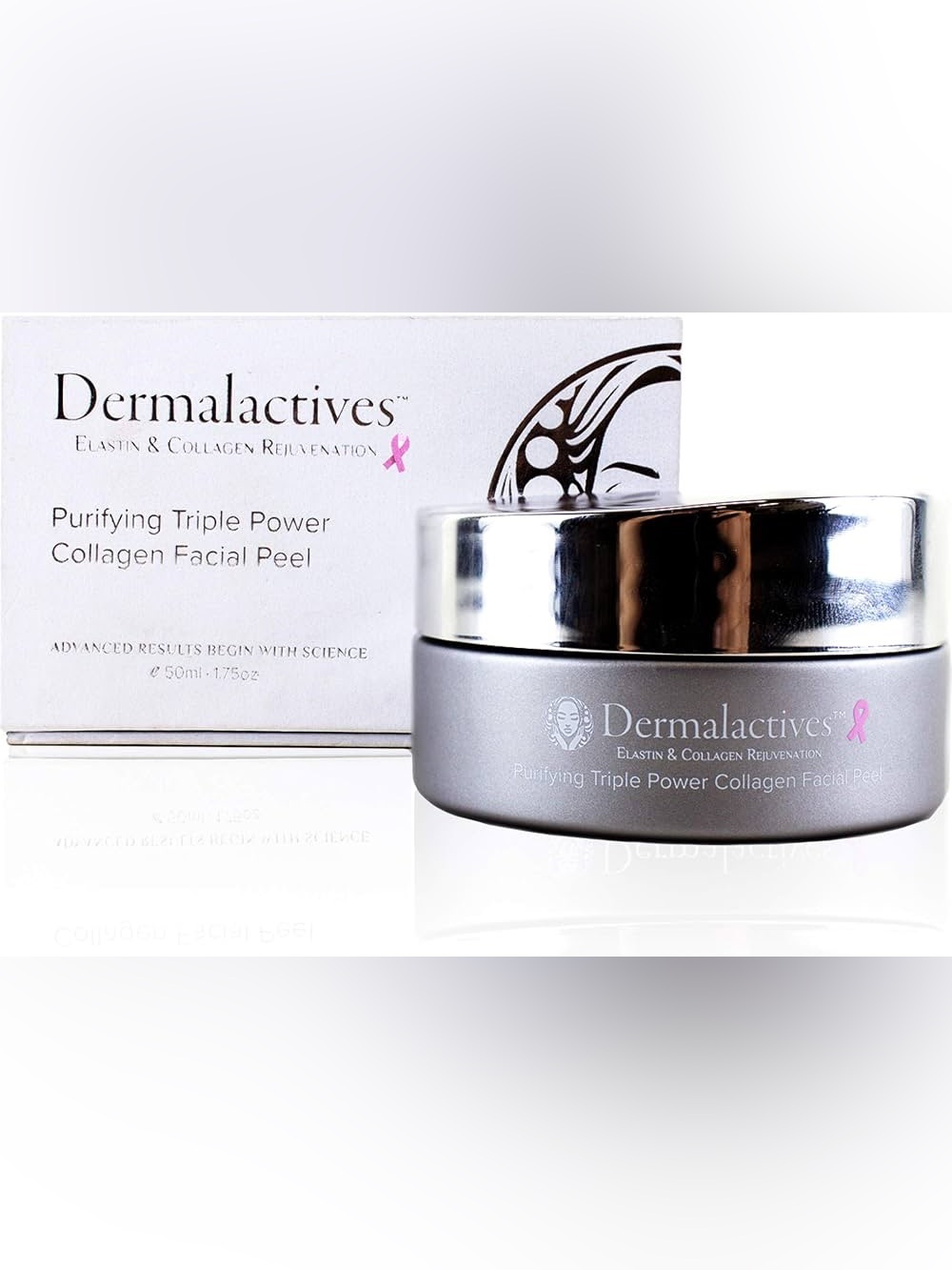 Dermalactives Purifying Triple Power Facial Peel - Silver
